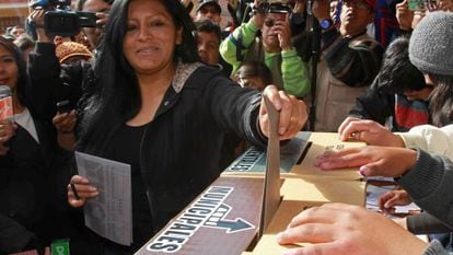Soledad Chapetón, la alcaldesa de El Alto.