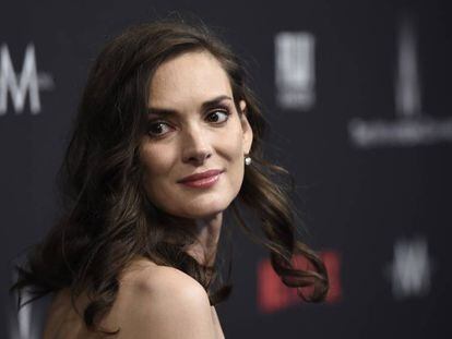 La actriz Winona Ryder, el pasado mes de enero.