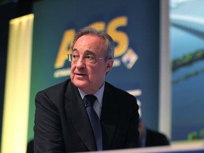 El presidente de ACS, Florentino Pérez.