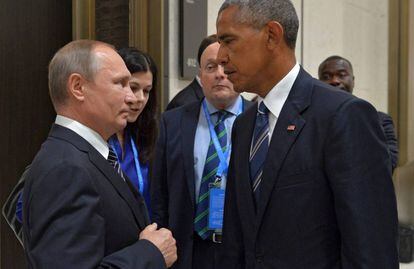 Putin y Obama, el pasado 5 de septiembre en la cumbre del G20 en Hangzhou (China).