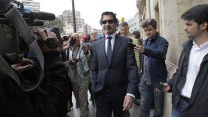Betoret, ex jefe de gabinete de Turismo, antes de declarar.