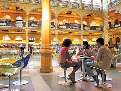 Estudiantes en la Sala Borsa de la Universidad de Bolonia.