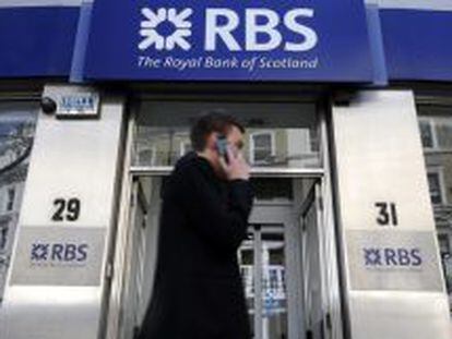 Sucursal del Royal Bank of Scotland (RBS) en Londres.