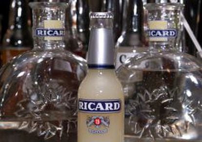 Botella de Ricard.