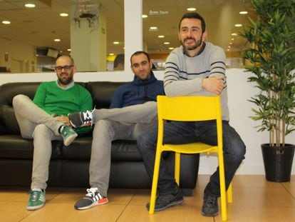 Javier Carpintero, Daniel Garc&iacute;a y Javier Riquelme, los tres socios fundadores de Appforbrands.