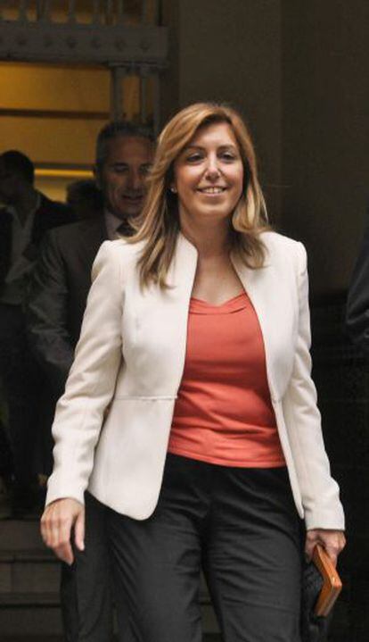 La presidenta andaluza, Susana Díaz, este viernes en Sevilla.