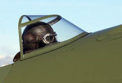 Cabina de un Polikarpov I-16.