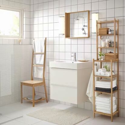 La estantería de bambú de Ikea para el baño superventas