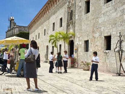 La calle de las Damas, en la parte histórica de Santo Domingo.