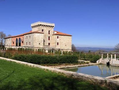 Vista del hotel Palacio de Sober, en la provincia de Lugo. 