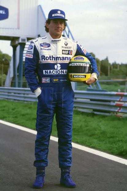 Ayrton Senna en una imagen de archivo.