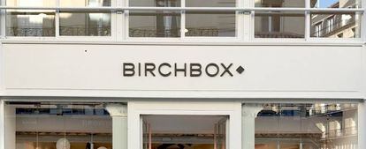 Fachada de la tienda de Birchbox en París.