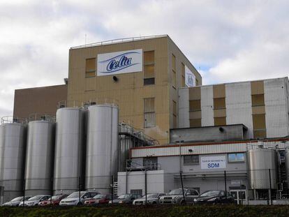 F&aacute;brica de la leche infantil Celia, propiedad del grupo Lactalis en Craon, el 4 de diciembre. 