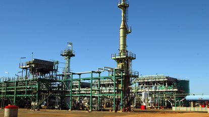 Vista general de una planta de gas de Sasol en la provincia de Inhambane, en Mozambique.