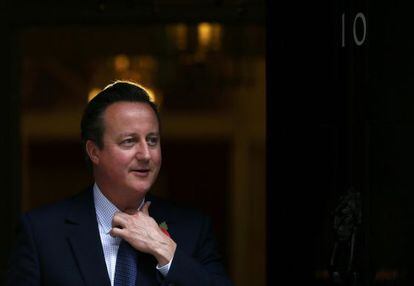 El primer ministro británico, David Cameron, en Londres.