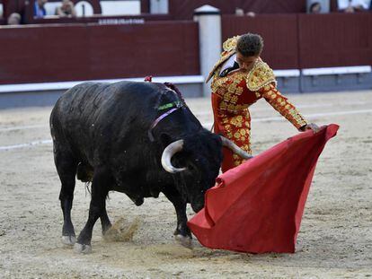 Diego Carretero, en Las Ventas, el 3 de septiembre de 2017.