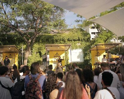 Concert en una edició del Palo Market Fest.