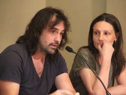 El cineasta Isaki Lacuesta y la aquitecta Je4lena Prokopljevic.