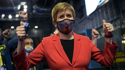 La ministra principal de Escocia y líder del SNP, Nicola Sturgeon.