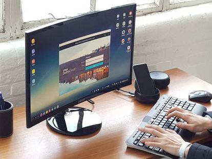 Samsung DeX ya es oficial, convierte el Samsung Galaxy S8 en un ordenador de escritorio