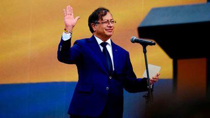 Gustavo Petro toma posesión como presidente de Colombia, en Bogotá, el 7 de agosto de 2022.