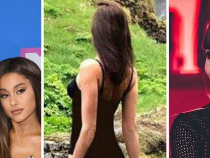 Ariana Grande y Pete Davidson; Irina Shayk; y Aitana Ocaña.