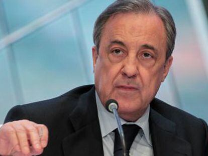 Florentino P&eacute;rez, presidente de ACS. 