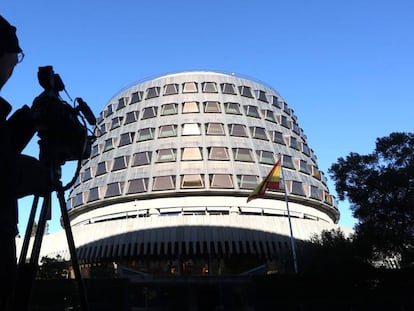 Fachada del edificio del Tribunal Constitucional.