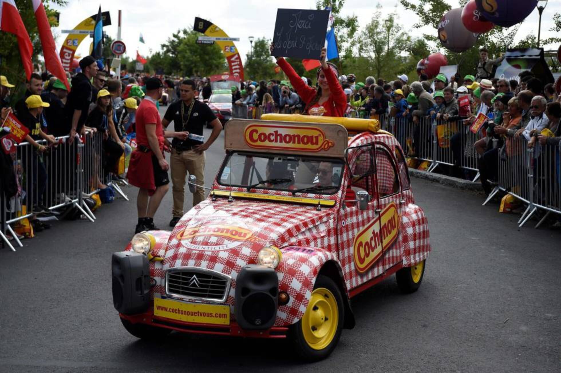 Frisbee Cornetto Tour De France 2016 – Carte Postale Publicitaire, France