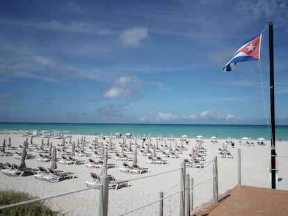 La emblemática playa de Varadero (Cuba) en octubre del año pasado.