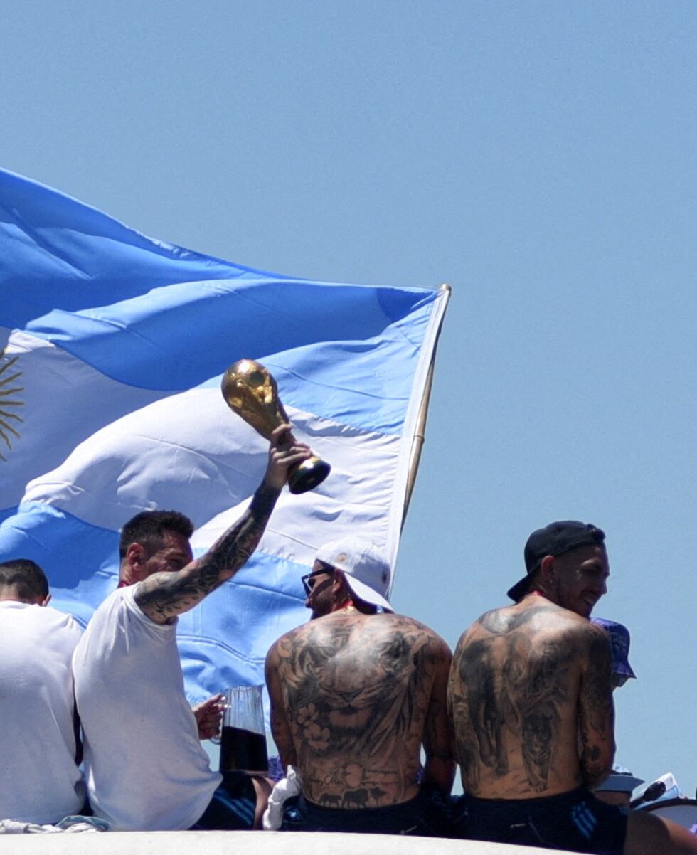 Argentina festejos Campeón del mundo