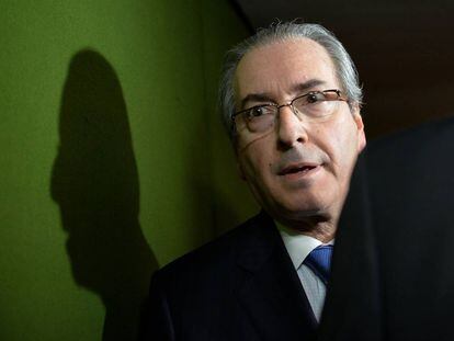 El presidente de la C&aacute;mara de Diputados, Eduardo Cunha, el pasado lunes en Brasilia. 