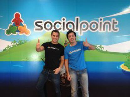 Horacio Martos y Andrés Bou, fundador de Social Point