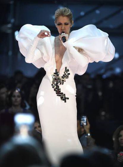Céline Dion, el pasado mayo durante su actuación en los premios Billboard.