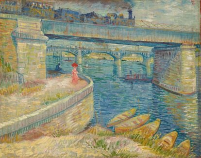 El cuadro 'Puentes a través del Sena en Asnières' de 1887.