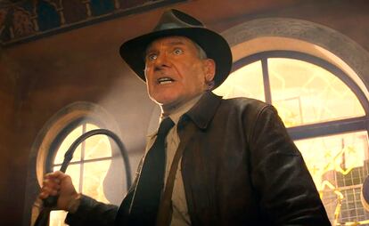 Harrison Ford, en 'Indiana Jones y el dial del destino'.