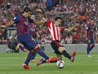 Luis Suárez, en la final de Copa del Rey ante el Athletic.