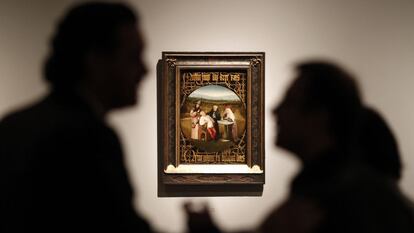 El cuadro 'Extracción de la piedra de la locura', incluido en la exposición 'La belleza encerrada. De Fra Angelico a Fortuny', en el Museo del Prado de Madrid.