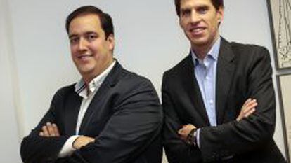 Juan Teijeiro y Mart&iacute; Escursell, socios de Cube Investments.