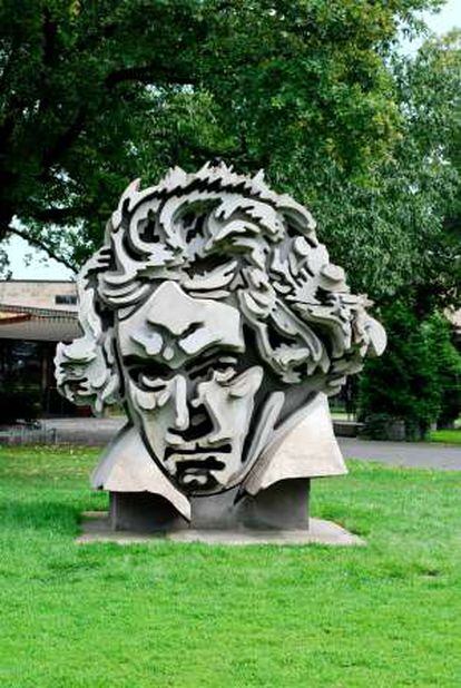 Escultura de Beethoven en Bonn.