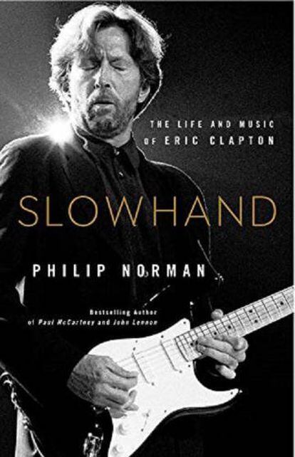 Portada del nuevo libro sobre Eric Clapton, escrito por Philip Norman.