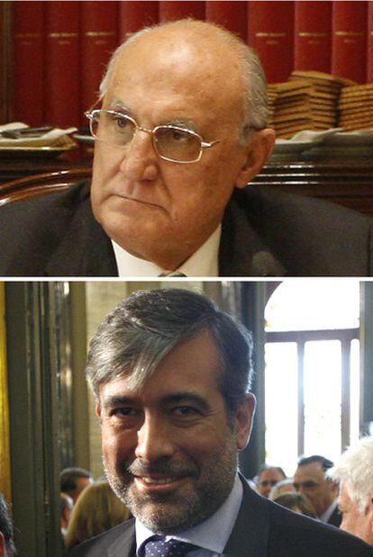 Francisco José Hernando (arriba) y Enrique López.