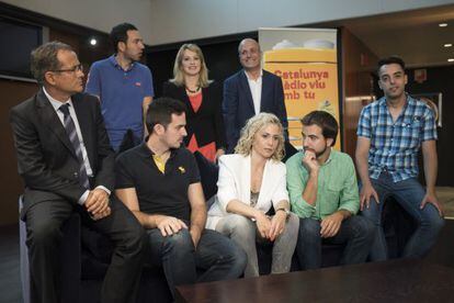 El equipo de Catalunya Ràdio para la nueva temporada.