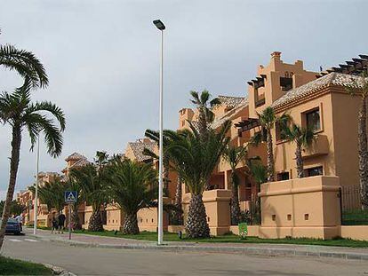 Urbanización de chalés adosados que construye Juan Antonio Roca en Los Alcázares (Murcia).