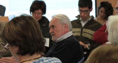 Miguel Ángel Martínez, durante un debate sobre Europa en Madrid.