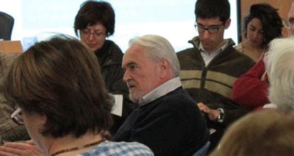 Miguel &Aacute;ngel Mart&iacute;nez, durante un debate sobre Europa en Madrid.