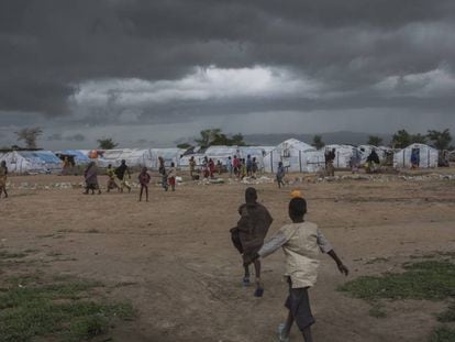 Campo para desplazados en Pulka (Nigeria).