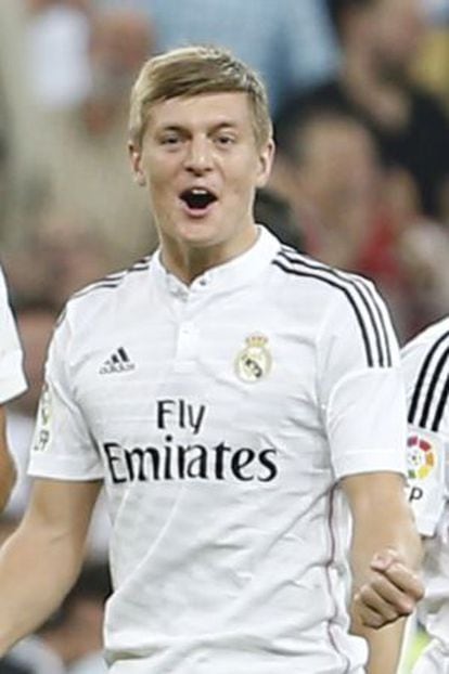 Kroos, durante el partido.