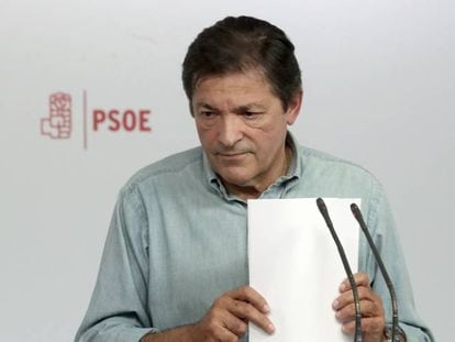 Javier Fernandez, presidente de la gestora del PSOE. 