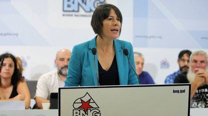 La candidata del BNG a la presidencia de la Xunta de Galicia, Ana Pontón.